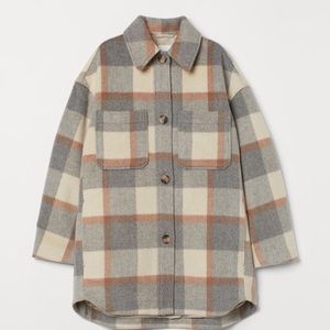 NWT Woman’s H&M Oversized Shirt Jacket